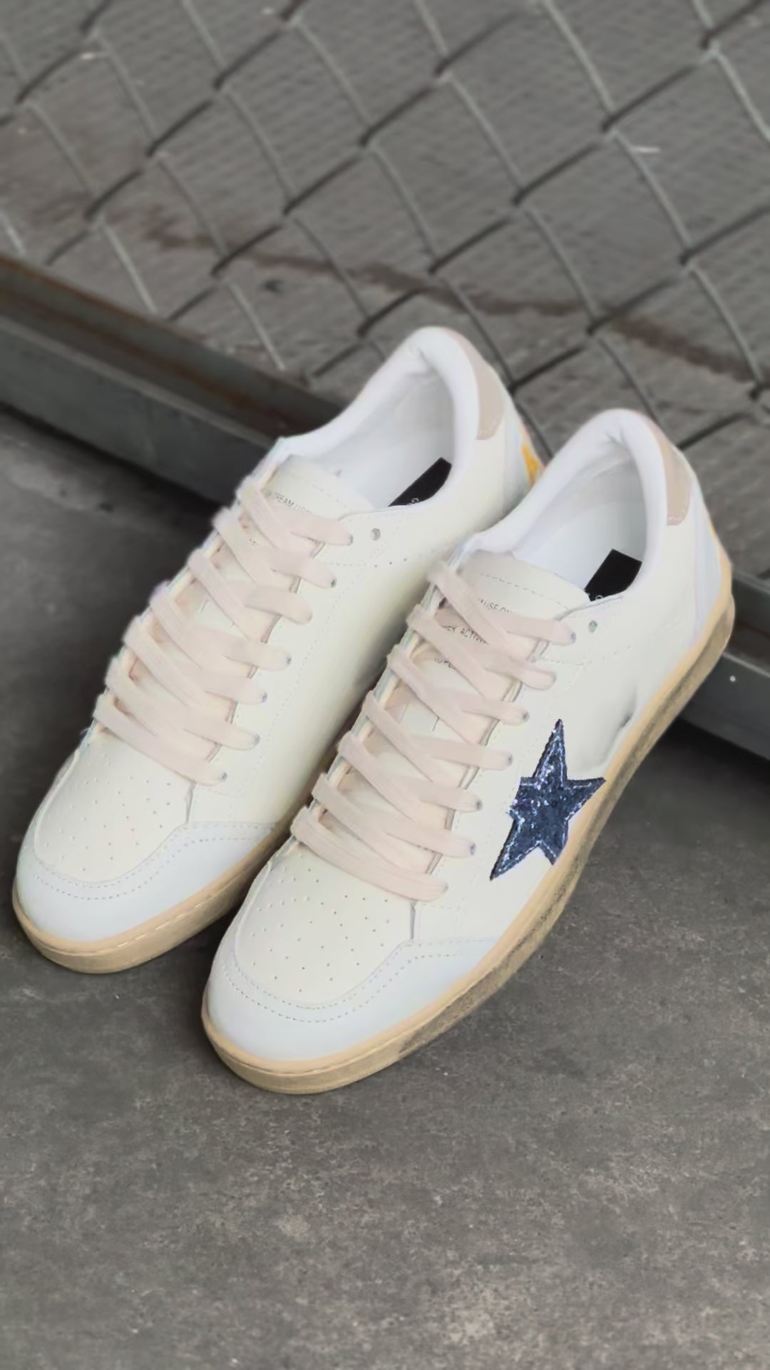 Golden Goose Ball Star | Glitter Plateado